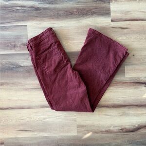 American Eagle Outfitters Rust Red Corduroy Pants